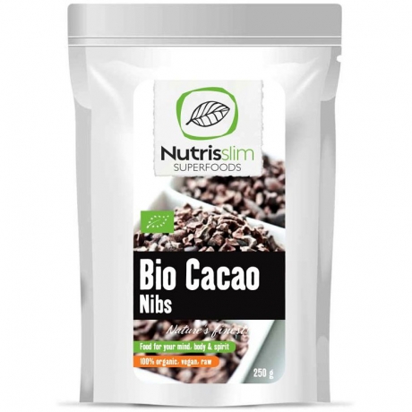 Boabe creole de cacao organice 250 g - Nutrisslim Superfoods